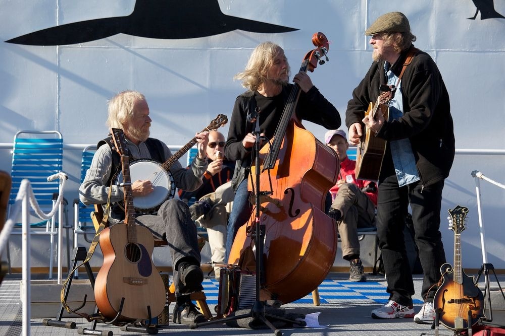 Bokakaran ombord på MS Midnatsol.